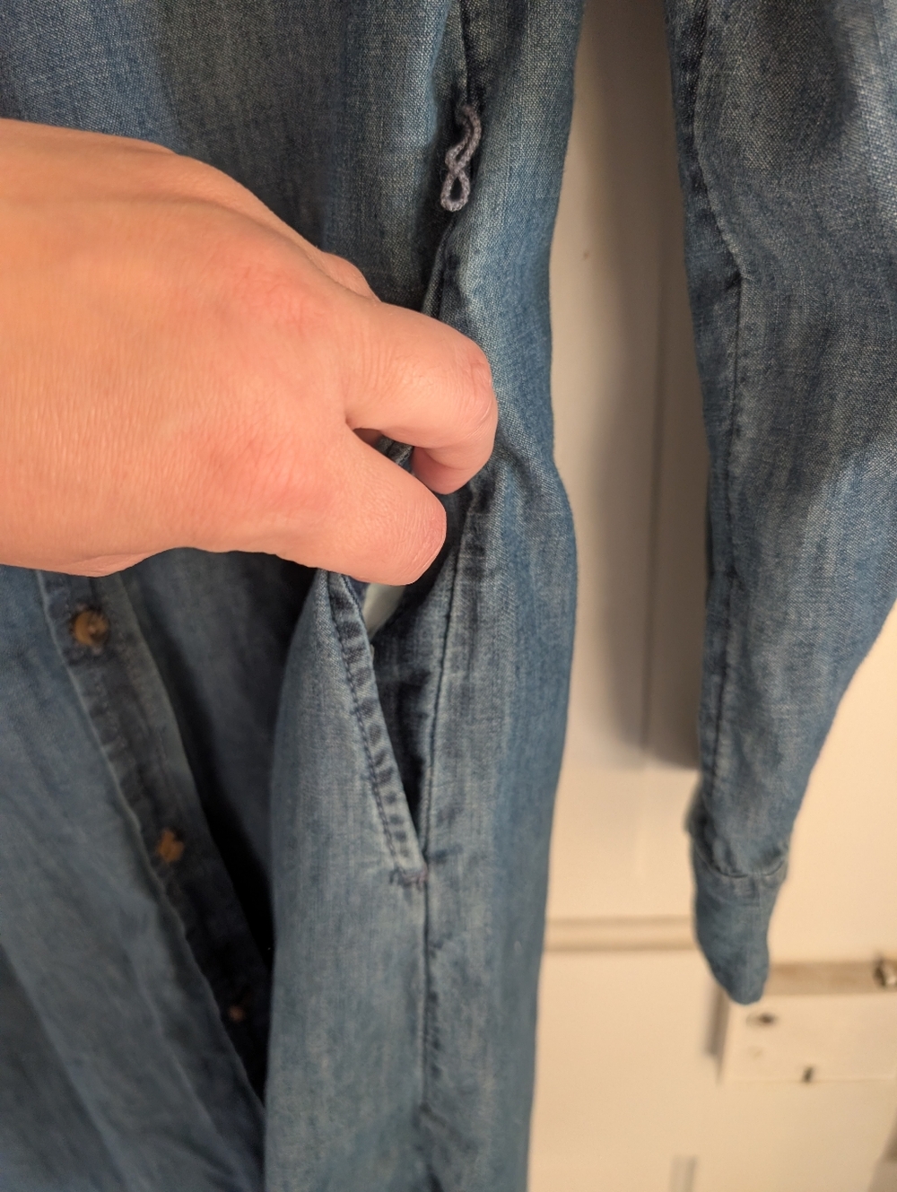 Merona Denim Chambray Shirt Dress - Picture 6 of 6